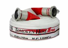 Vòi chữa cháy Tomoken Pro D50 x30m x1.6Mpa kèm khớp nối GOST