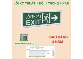 Đèn Exit thoát hiểm Kentom 2 mặt KT640