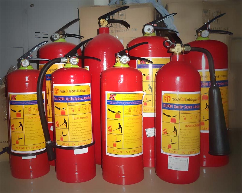 Các loại bình chữa cháy đang được dùng phổ biến trên thị trường