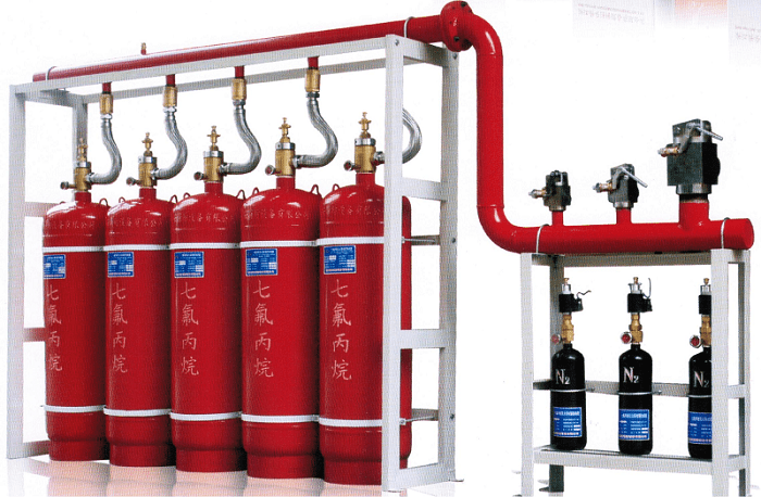 Hệ thống nạp khí nito cho bình chữa cháy